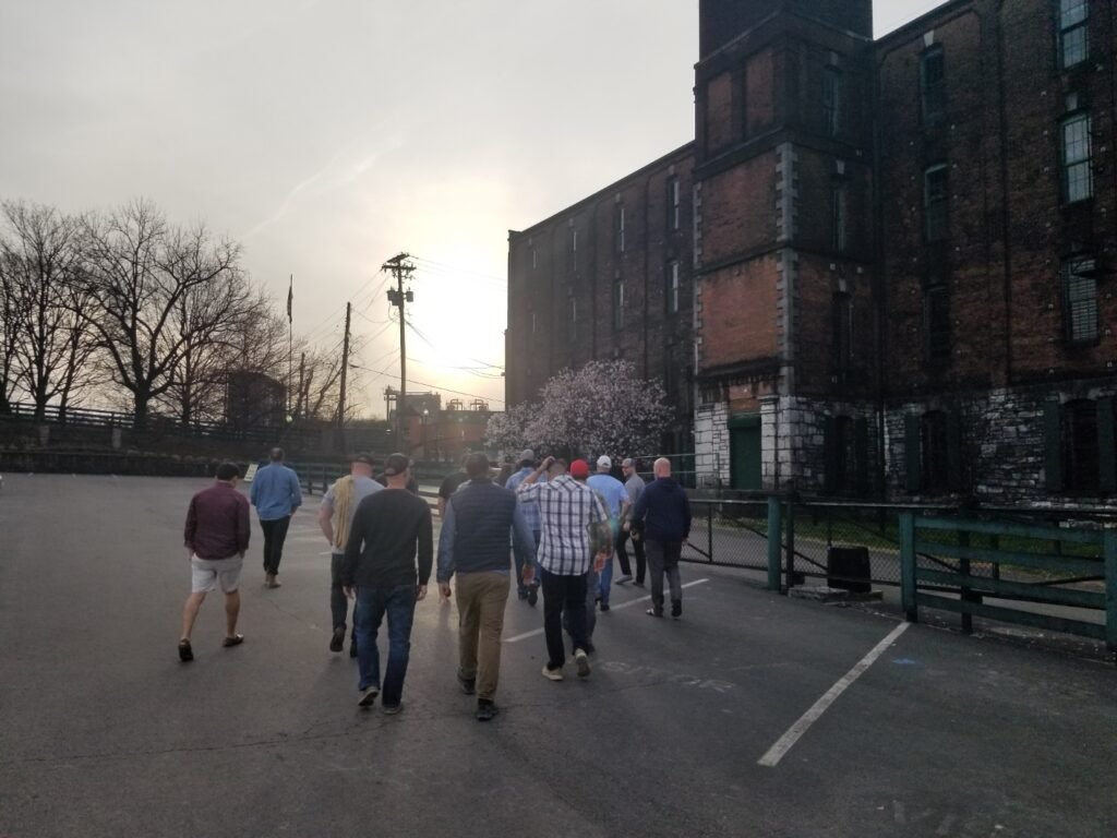 Photos from Buffalo Trace Distillery Tour. Walking tall with friends.