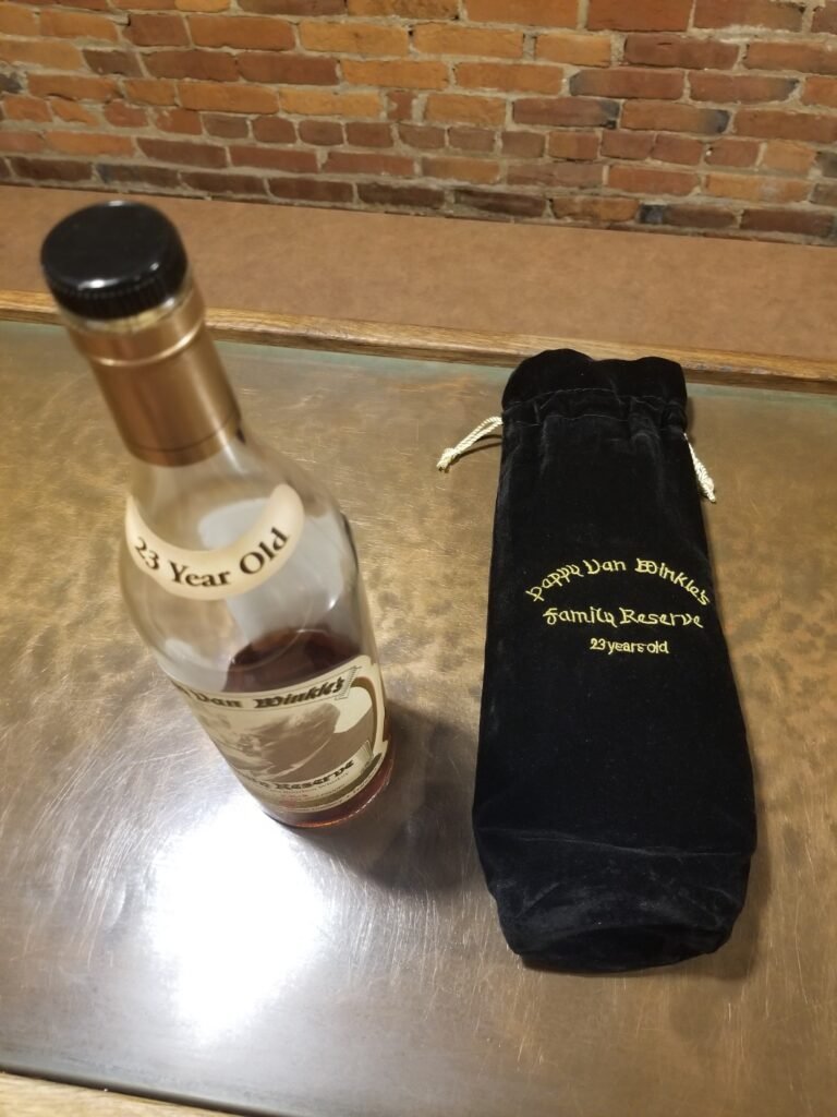 Photos from Buffalo Trace Distillery Tour. Pappy Van Winkle 23 year old Family Reserve.