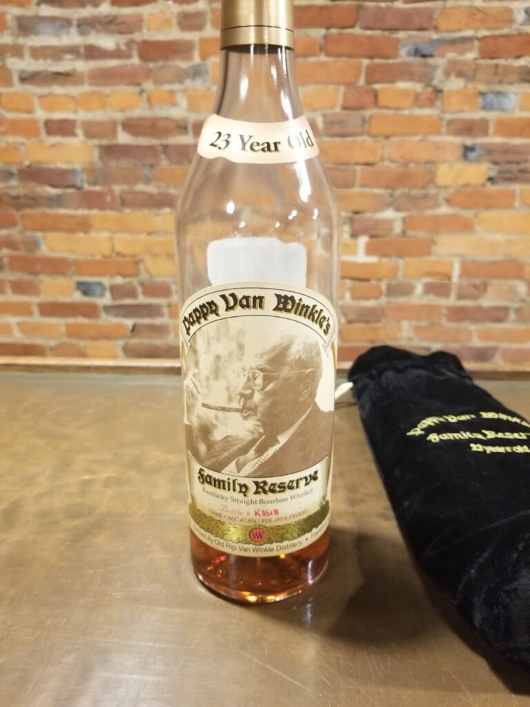 Photos from Buffalo Trace Distillery Tour. Pappy Van Winkle 23 year old Family Reserve.